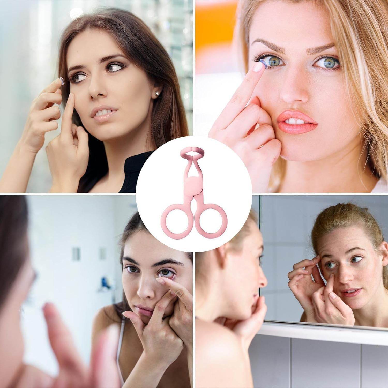 Plastic Ergonomic Women Eye Care Contact Lenses Inserter Remover Tool (1 Pc) - Best Deals at BeSh Deals®