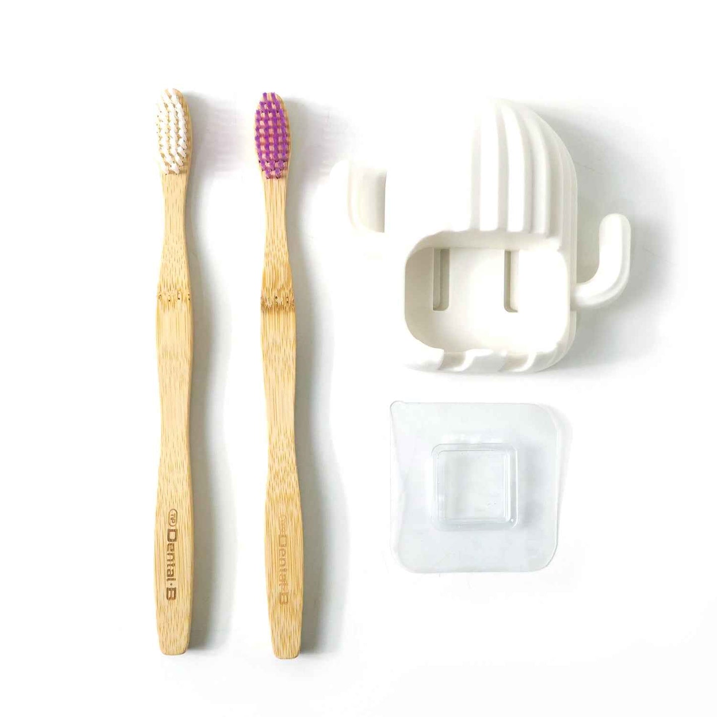 Premium Wall Mounted Toothbrush Holder Set (1 Set)