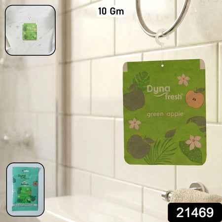 Green Apple Hanging Air Freshener Gel (1 Pc 10 Gm)