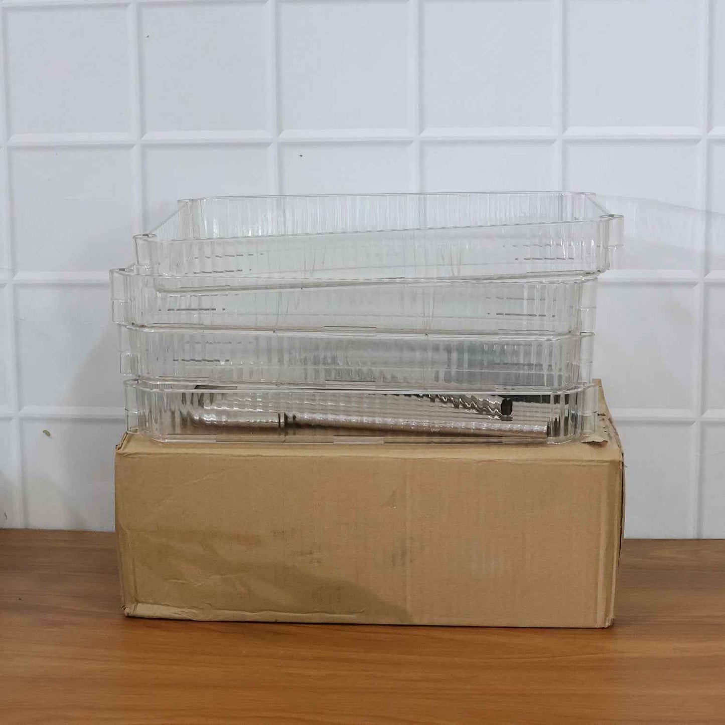 4 Layer Multipurpose Storage Trolley With Wheels