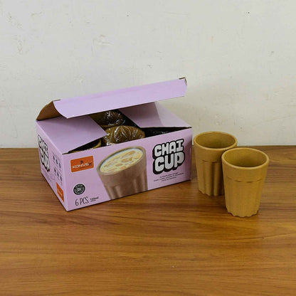Konvex Traditional Chai Cups (125 Ml  6 Pc)
