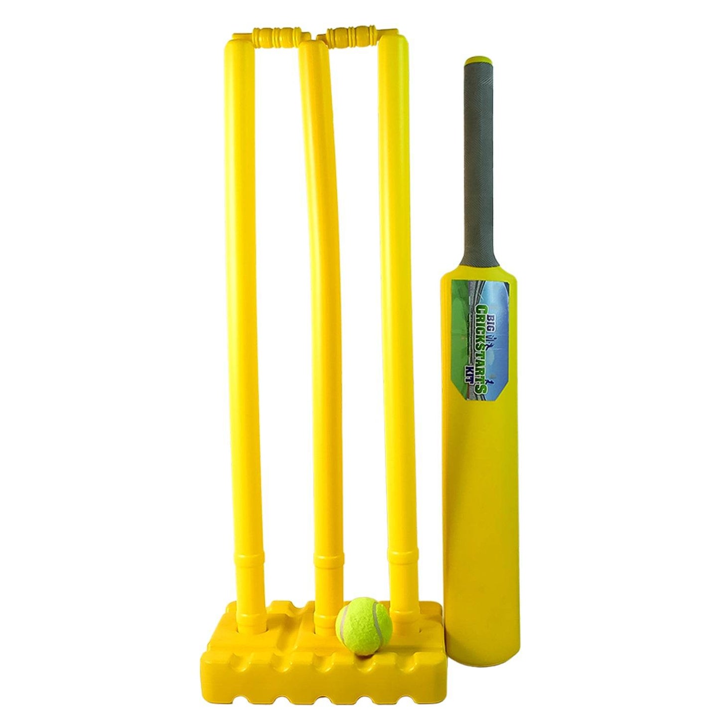 Big Cricket Kit Cricket Set With 1 Cricket Bat 1 Rubber Ball Bails 3 Stumps With Stand Base - Best Deals at BeSh Deals®