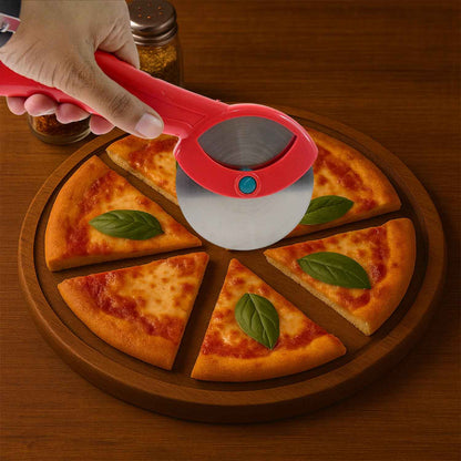 Suppermom Premium Stainless Steel Pizza Cutter With Ergonomic Handle (1 Pc)