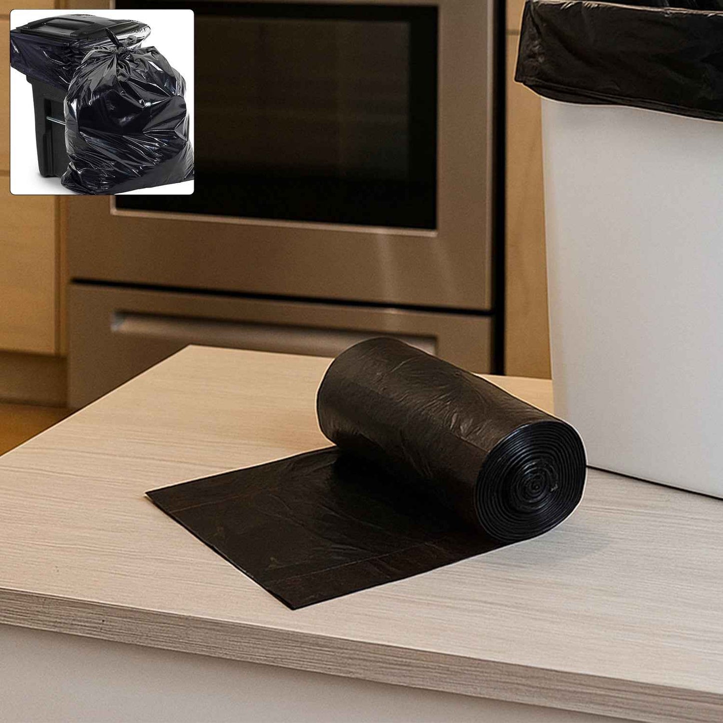 Garbage Bags Roll 45 X 45 Cm (1 Pc  Mix Color)