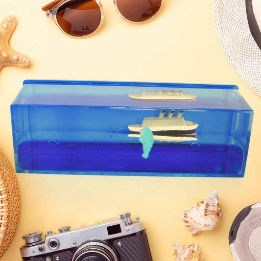 Car Interior Dashboard Decoration Floating Water Cruiser Ship Iceberg Ornament Car Interior Decoration For Birthday Gifts Home Decor Suitable For Home Show Car Decoration Gifts Desk Or Paperweight