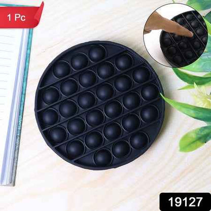Premium Round Shape Silicone Pop It Fidget Toy (1 Pc)