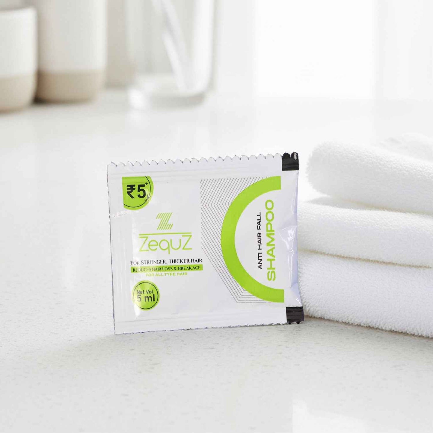 Zequz Anti-hair Fall Strengthening Shampoo Sachet (5 Ml  1 Pc)