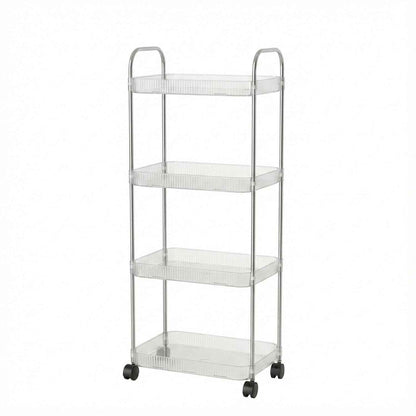 4 Layer Multipurpose Storage Trolley With Wheels
