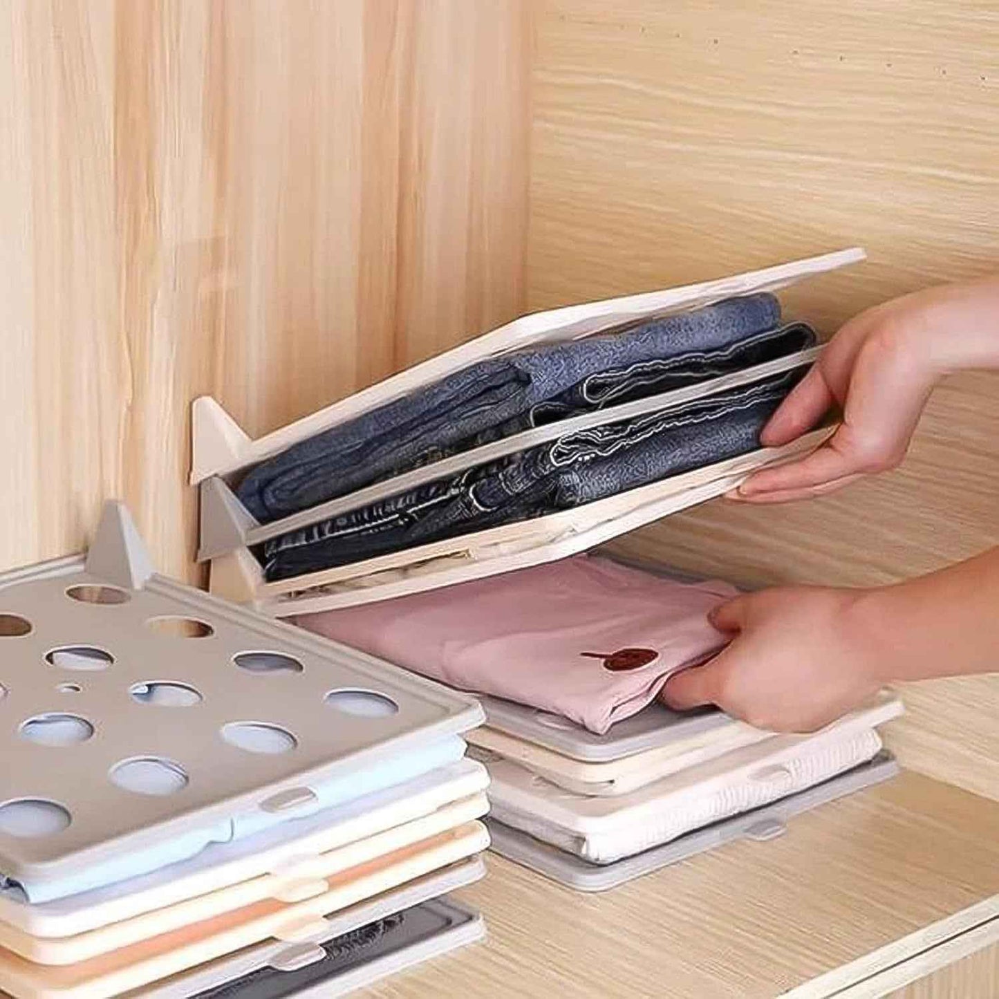 Stackable Shirt Clothes Folding Board (3226 Cm  1 Pc)