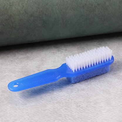 2-in-1 Foot Scrubber Brush With Pumice Stone