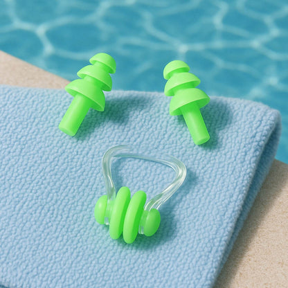 Swimming Earplugs And Nose Clip Set (3 Pc) - Best Deals at BeSh Deals®