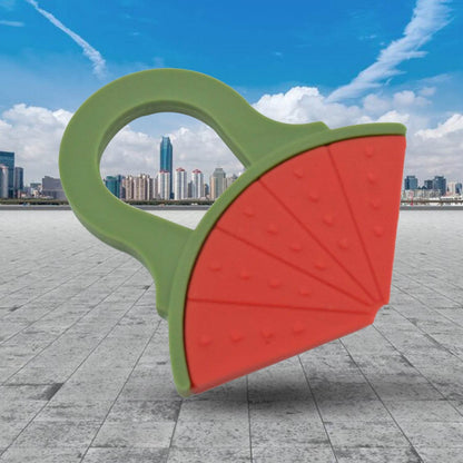 Baby Silicone Teether Fruit Teether For Toddlers100 Food Grade Silicone Teether Non-toxic  Latex Free Suitable For Kids Above 3 Months - Grapes Banana Watermelon (1 Pc ) - Best Deals at BeSh Deals®