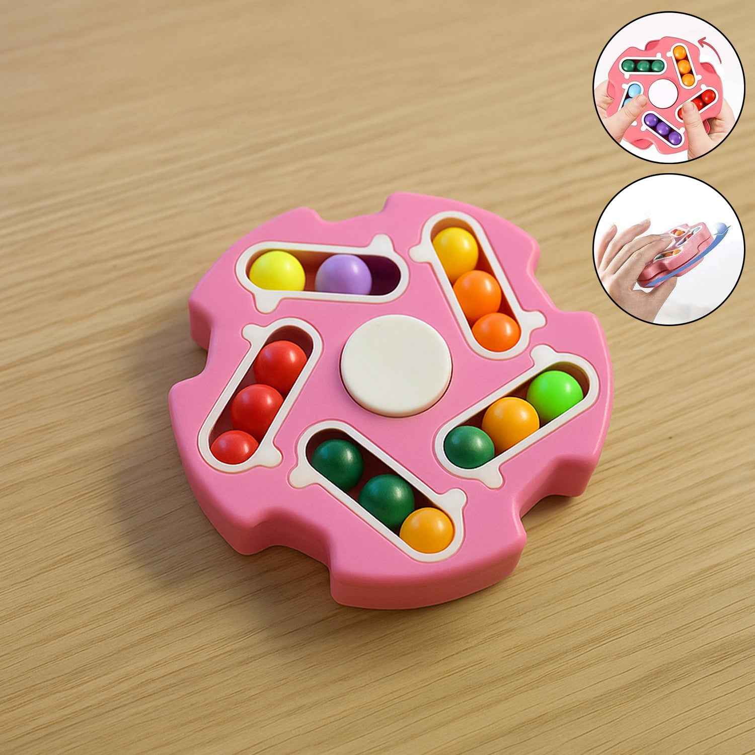 Fidget Magic Cube Spinner Toy  Multi-track Finger Puzzle
