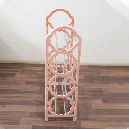 9392 Shoes Storage Shelf 4 Layer Spacesaving Shoes Show Rack Folding Shoe Rack Standing Shoe Rack Diy Shoes Storage Shelf Home Organizer For Bedroom Hallway And Closet Shoe Storage