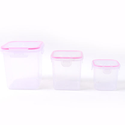Kitchen Storage Container Set Of 3 Pcs (1500 1000 500 Ml)