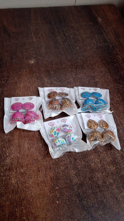 Jhumka Earrings  Buti For Women  Girls (1 Pair  Mix Color  Design) - Best Deals at BeSh Deals®