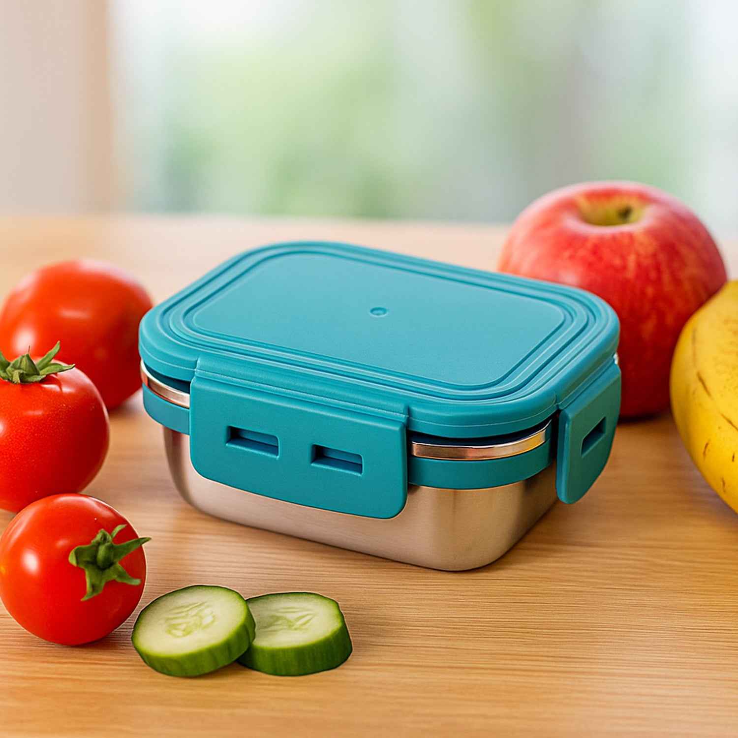 Apex Stainless Steel Mini Stack Plate Food Container (Approx 200 Ml)