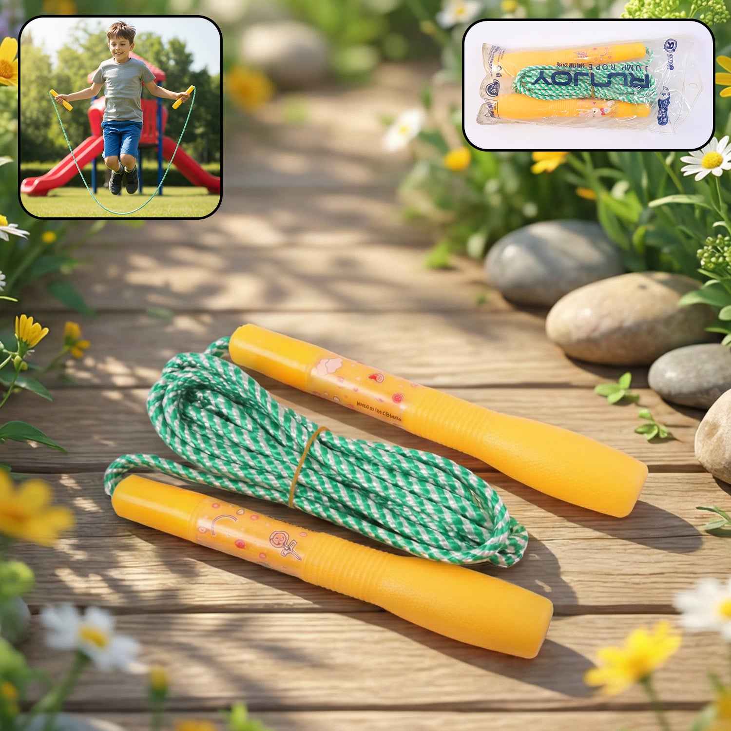 Kids Skipping Jump Rope For Boys  Girls (1 Set)
