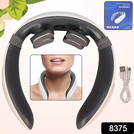 4 Heads Smart Electric Neck And Back Pulse Massager (1 Pc) - Best Deals at BeSh Deals®