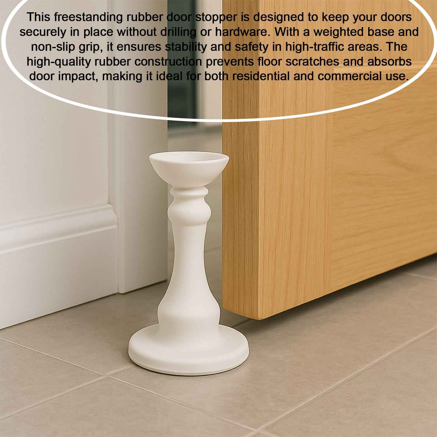 White Washing Machine Door Holder Washing Machine Door Stopper (1 Pc)