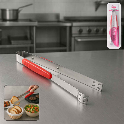 Supermom Premium Stainless Steel Multipurpose Kitchen Tongs (1 Pc)