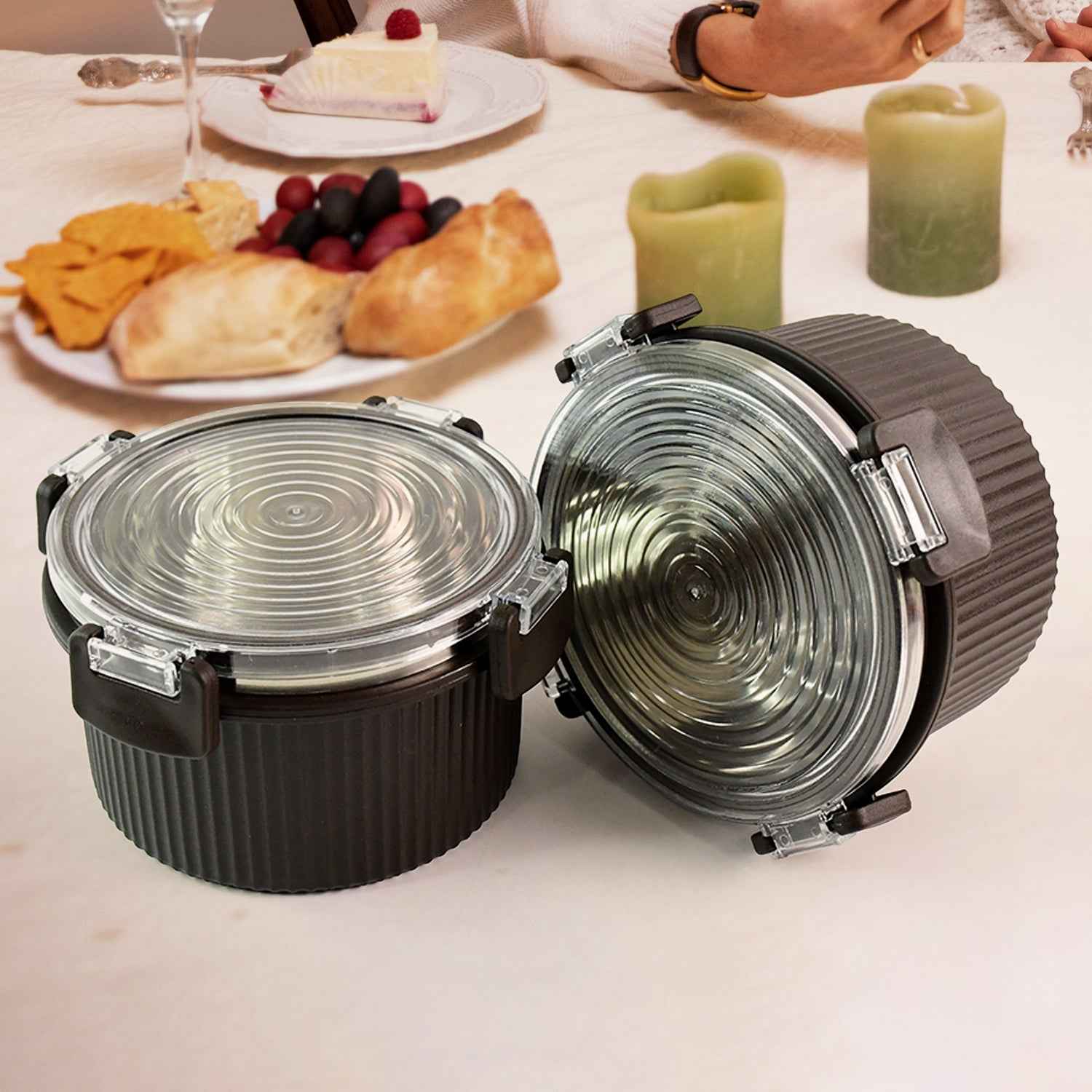Apex Rustic Jar Set  2 Pcs 450ml Each Approx