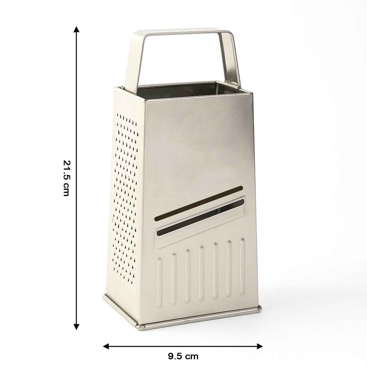 Supermom Premium 5-in-1 Stainless Steel Grater And Slicer