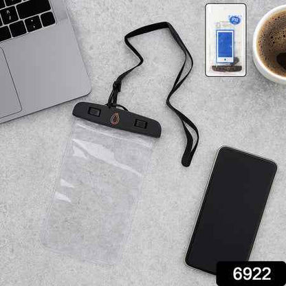 6922 Mobile Cover Pouch Transparent Waterproof Sealed Plastic Smartphone Protective Pouch Coverbag For All Mobile Phones