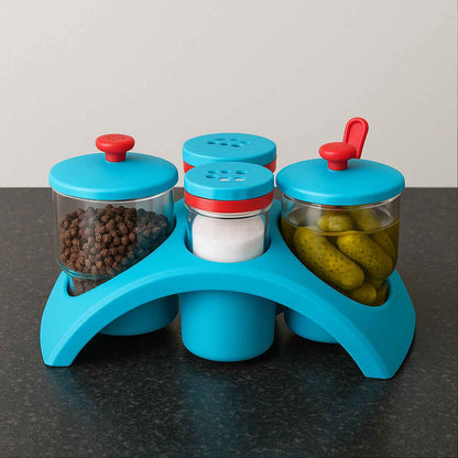 Supermom 4X Pickle With Salt Pepper Storage Set - BeSh Deals®
