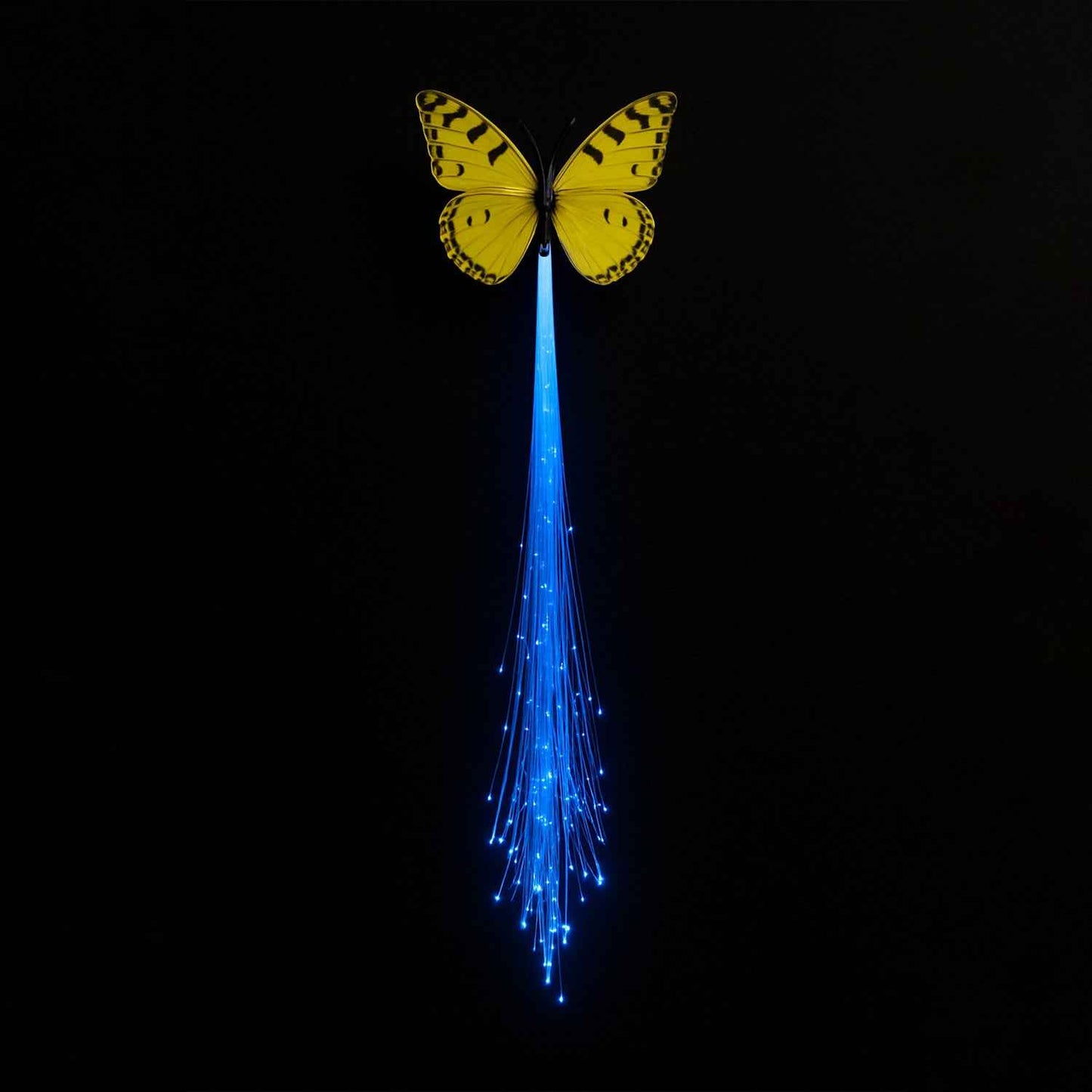 Led Butterfly Hair Braid Clip (Mix Color 1 Pc)