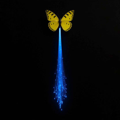 Led Butterfly Hair Braid Clip (Mix Color 1 Pc)