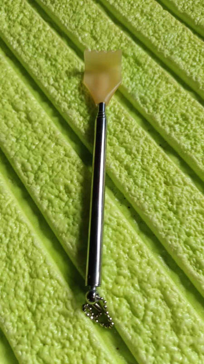 12934 Back Scratcher Retractable Metal Tube Telescoping Massage Tool Portable Telescopic Back Scratchers For Women Men Adjustable 43cm Khujli (1pc)