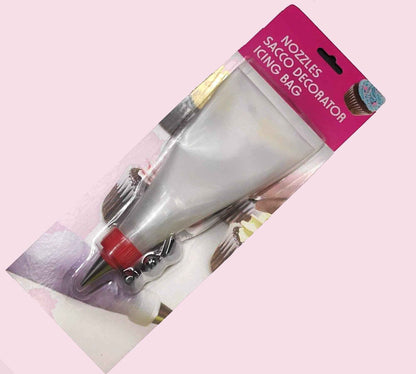 0805 Cake Decorating Nozzle With Piping Bag Stainless Steel Piping Cream Frosting Nozzles
