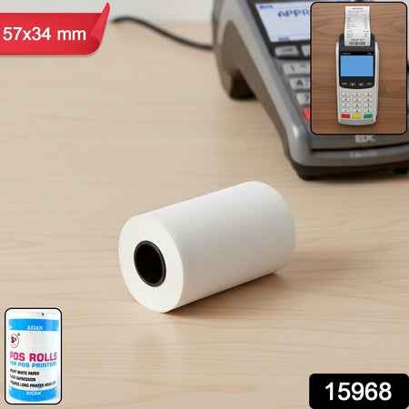 Thermal Label Roll For Barcode Printing (57 X 34 Cm)