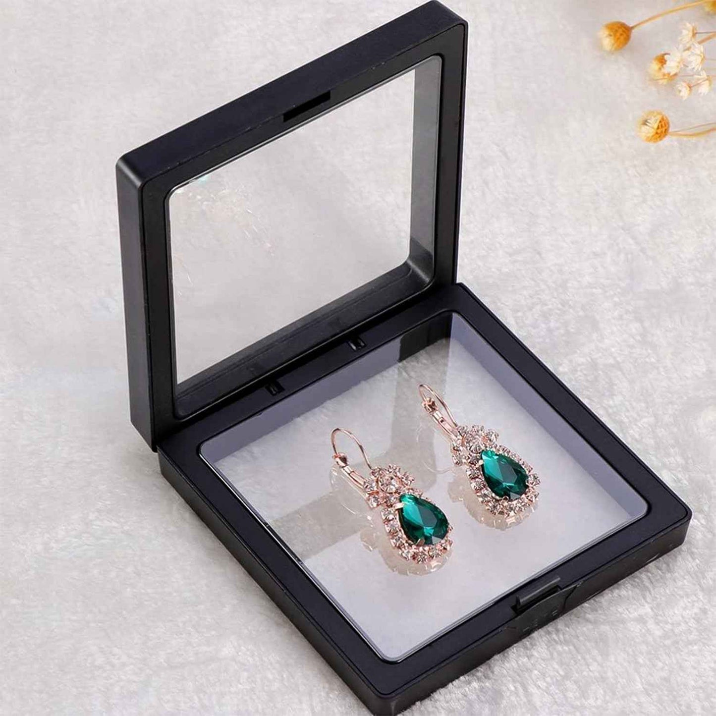 Transparent Jewellery Display Box (11x11 Cm  1 Pc)