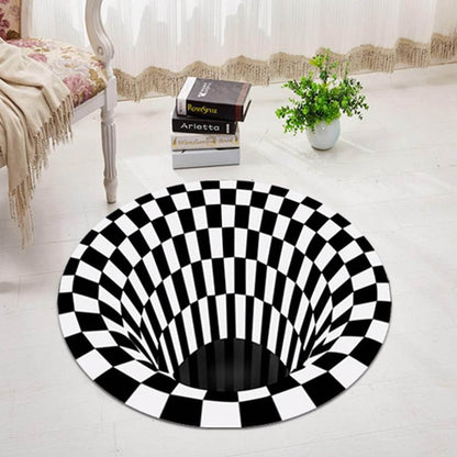 3d Space Round Carpet Floor Mat Non-woven Doormat (1 Pc  78 Cm) - Best Deals at BeSh Deals®