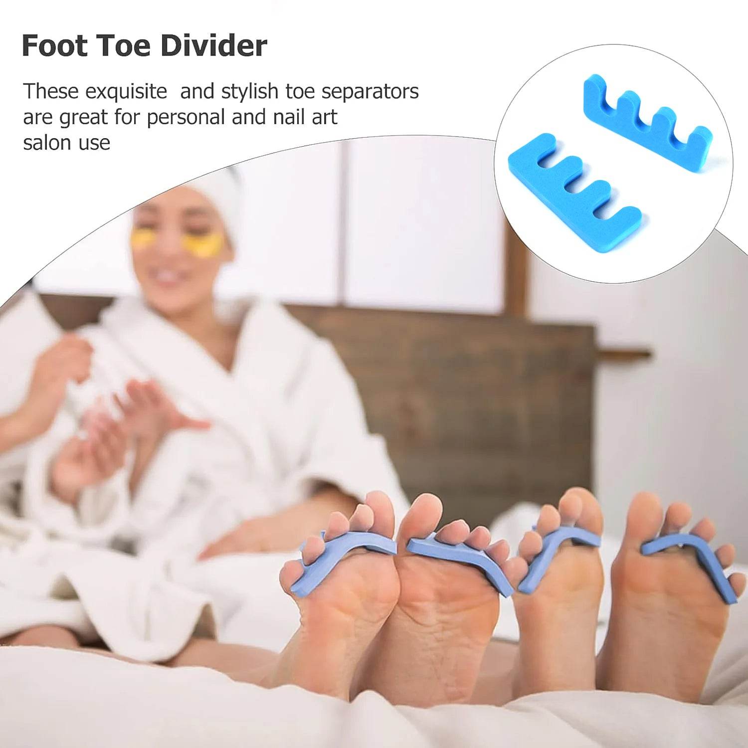 Toe Separators Toe Spacers Sponge Toe Stretcher Pedicures (1 Pair) - Best Deals at BeSh Deals®