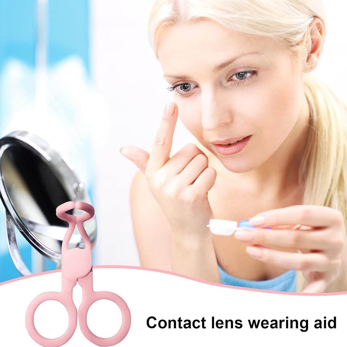 Plastic Ergonomic Women Eye Care Contact Lenses Inserter Remover Tool (1 Pc) - Best Deals at BeSh Deals®