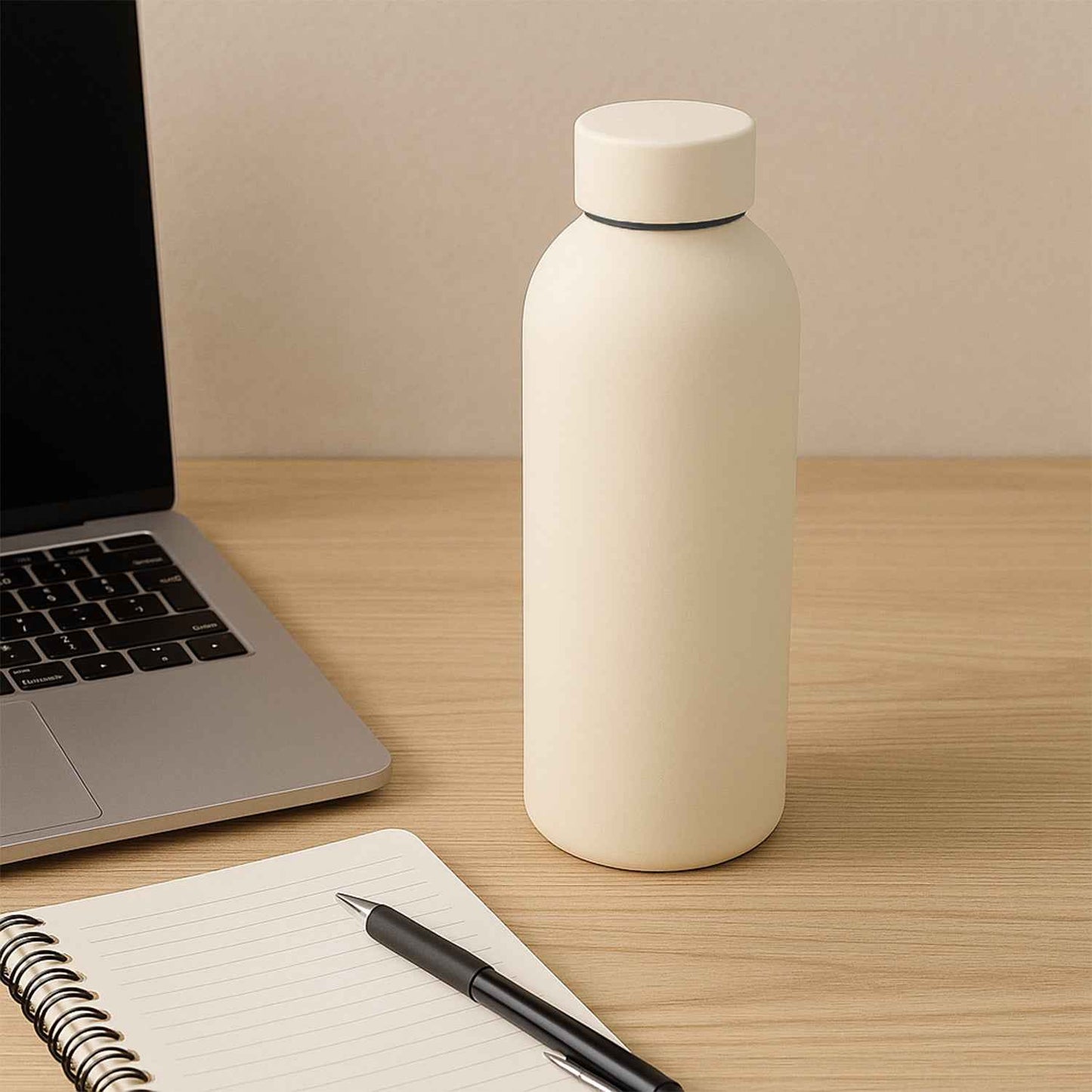 Stainless Steel Double Wall Vacuum-insulated Drink Water Bottle (Mix Color  500 Ml Approx)