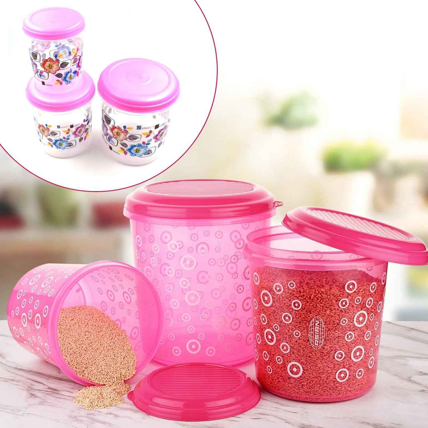 2703 3 Pc Storage Container Used In All Kinds Of Places Including Household And Offices For Storing Stuffs And Items Etc.