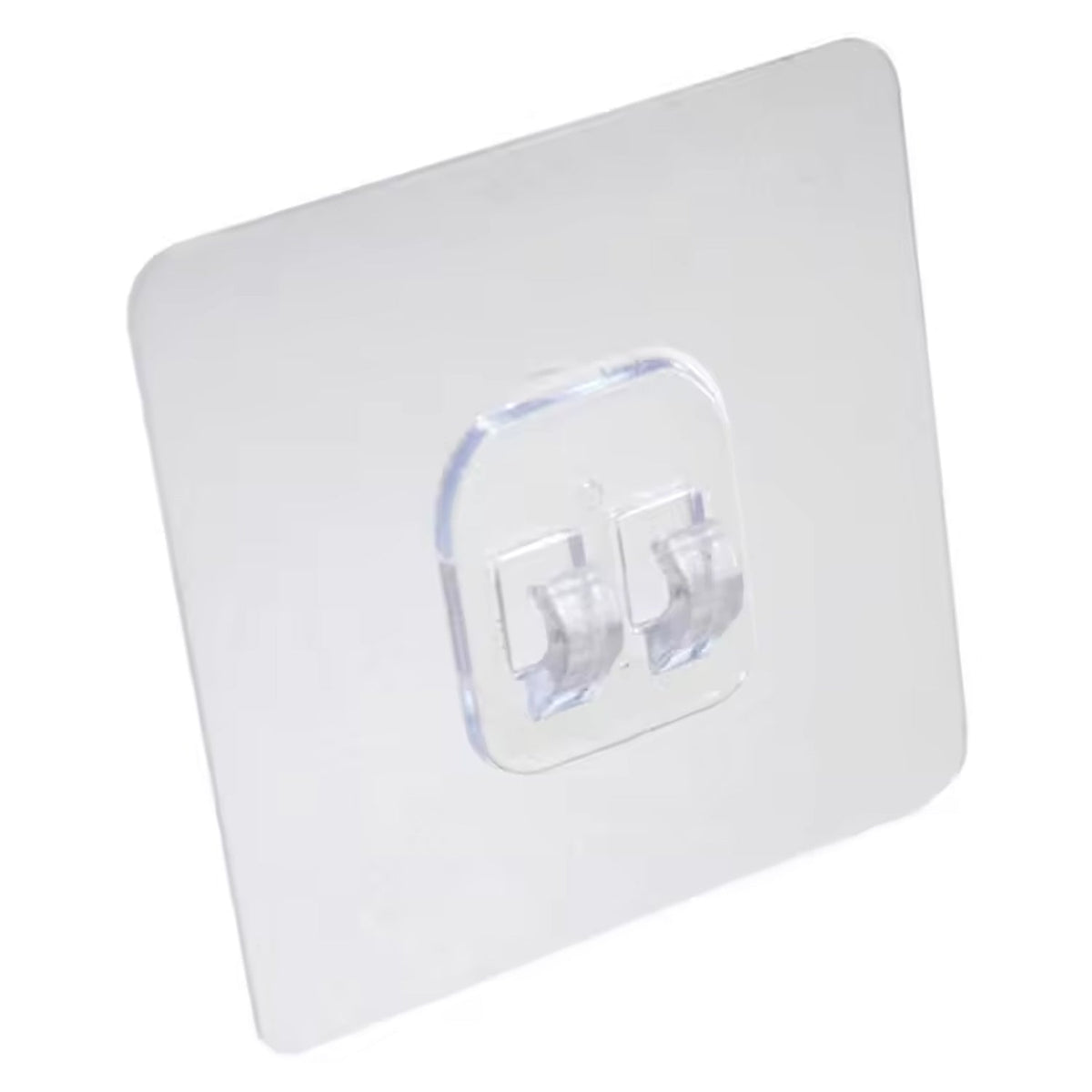 Household Self Adhesive Wall Hooks Punch Free Wall Mounted Hook Sea mless Transparent No Nails Drill Waterproof Hooks For Bathroom Kitchen Home (1 Pc) - BeSh Deals