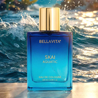 Bellavita Premium Skai Aquatic Eau De Cologne Perfume 100 Ml