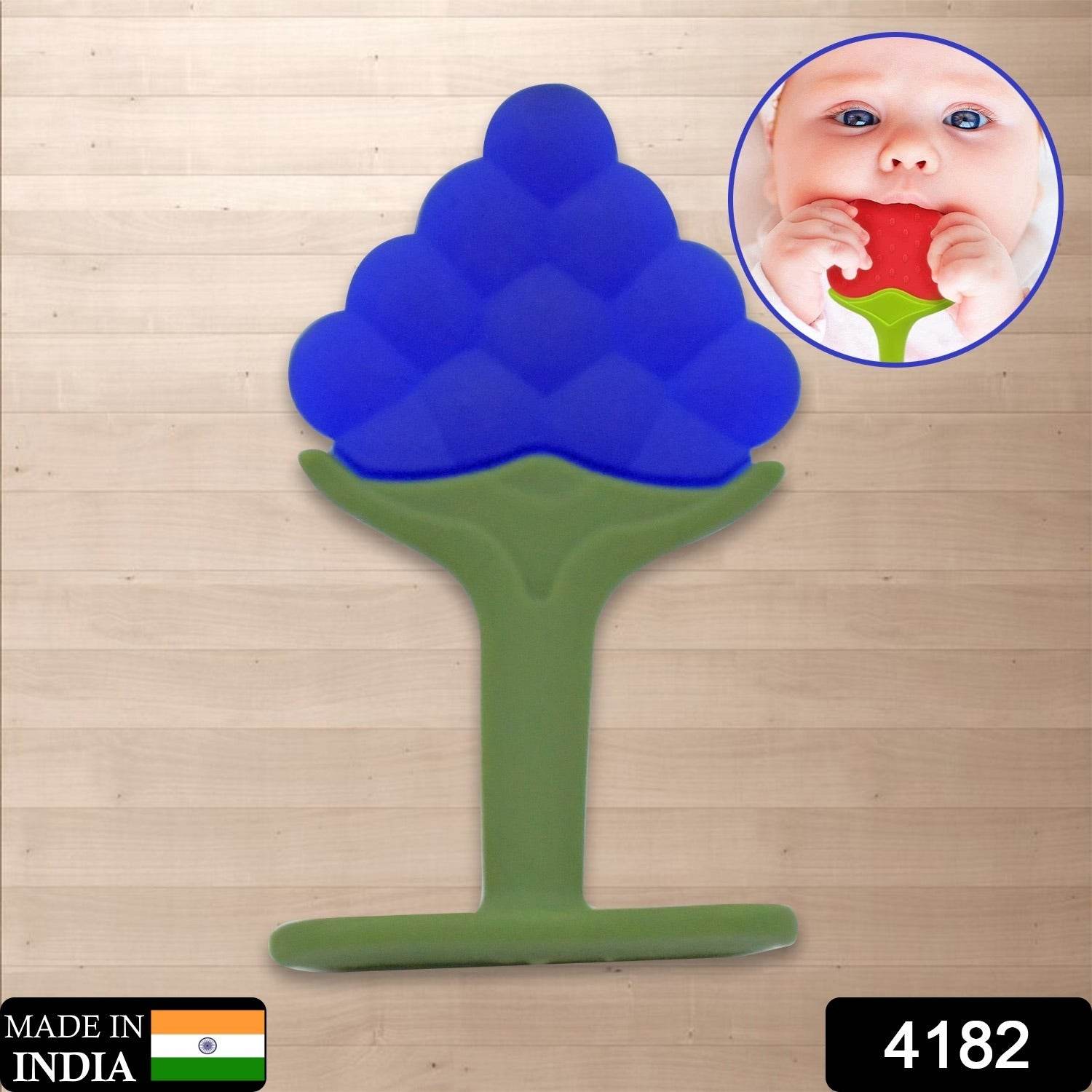 Baby Silicone Teether Fruit Teether For Toddlers100 Food Grade Silicone Teether Non-toxic  Latex Free Suitable For Kids Above 3 Months (1 Pc ) - Best Deals at BeSh Deals®