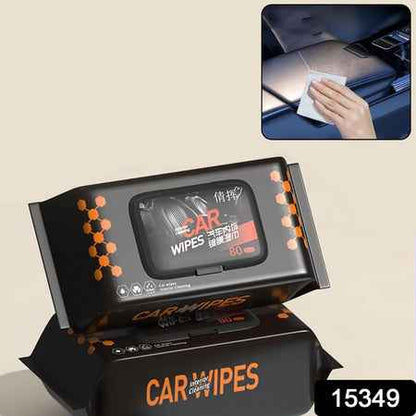 Car Dashboard Scratch Remover Tissue (80 Pcs Set)