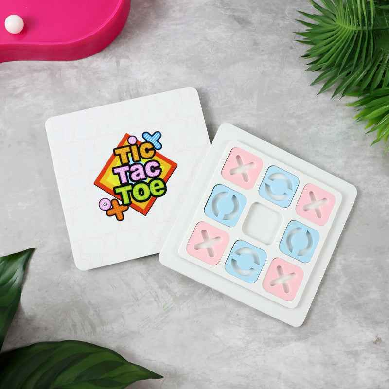 Tic Tac Toe Classic Strategy Board Game For Kids (1 Set)