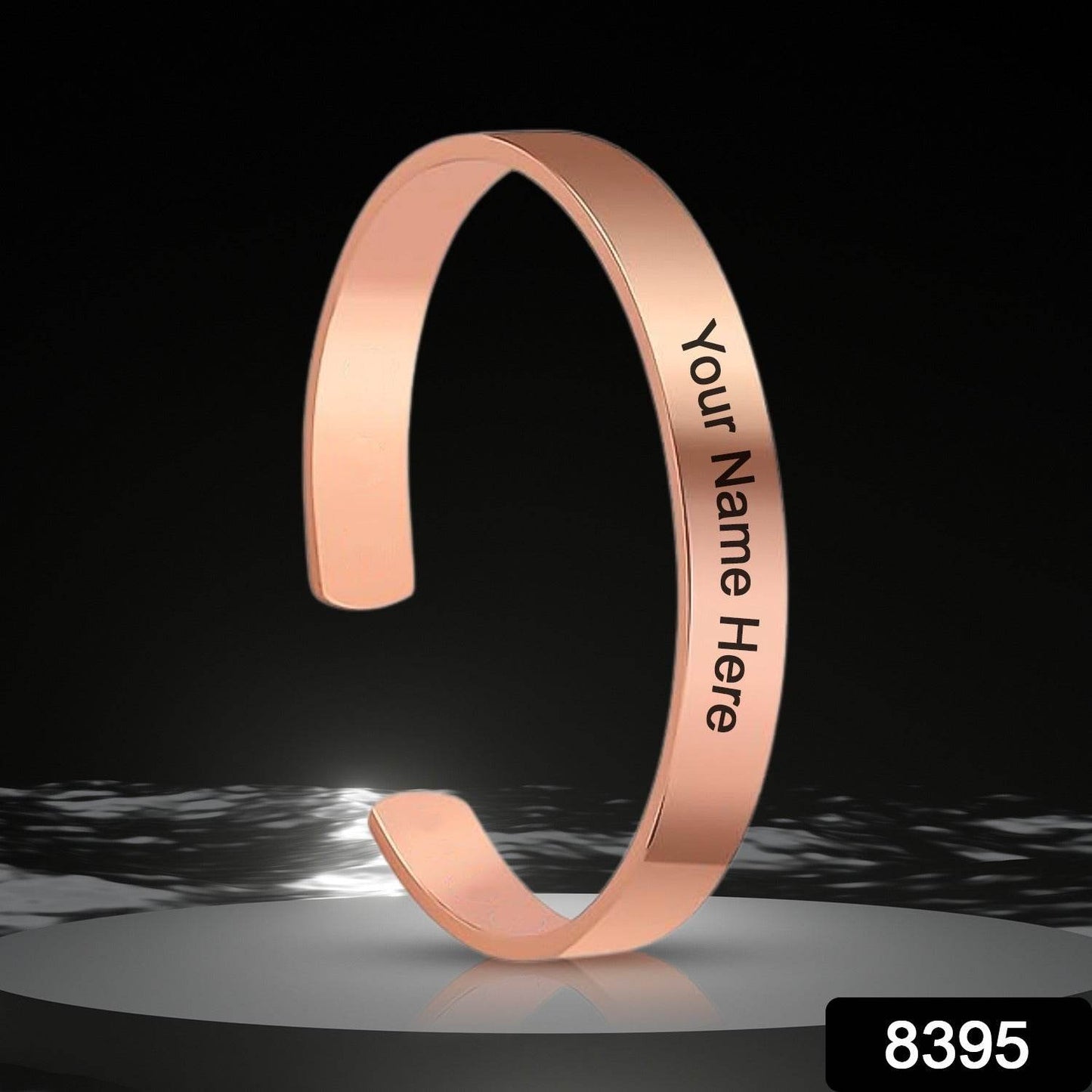 Customized  Personalized Stylish Kada Bracelet (1 Pc  Rose Gold Copper) - Best Deals at BeSh Deals®