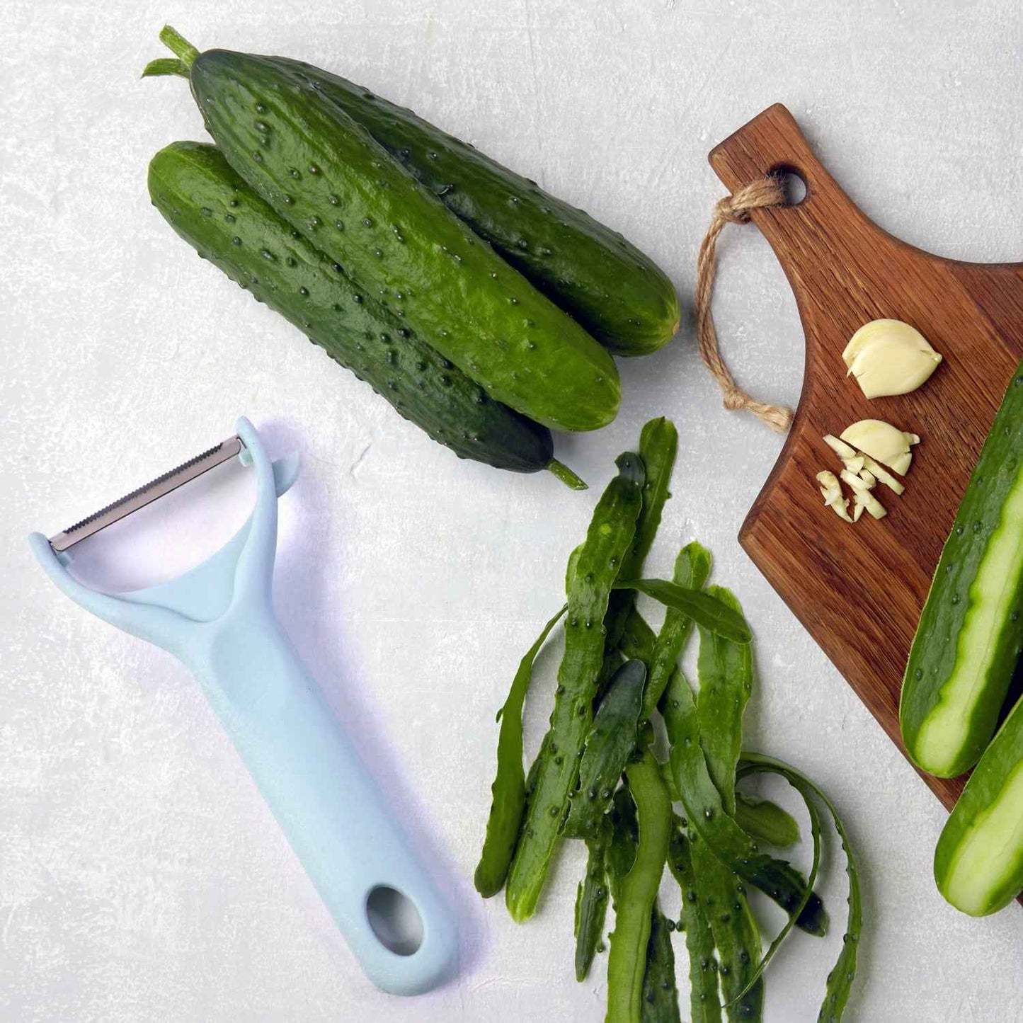 3 In 1 Kitchen Knife  Chopping Board Set (1 Set)