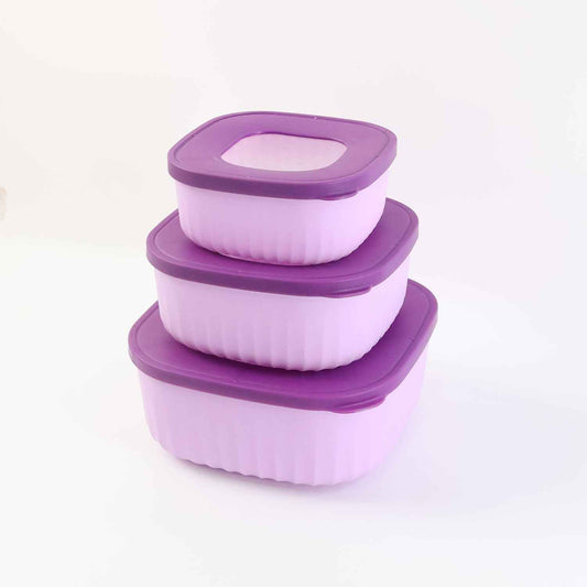 Premium 3 Piece Food Storage Container Set
