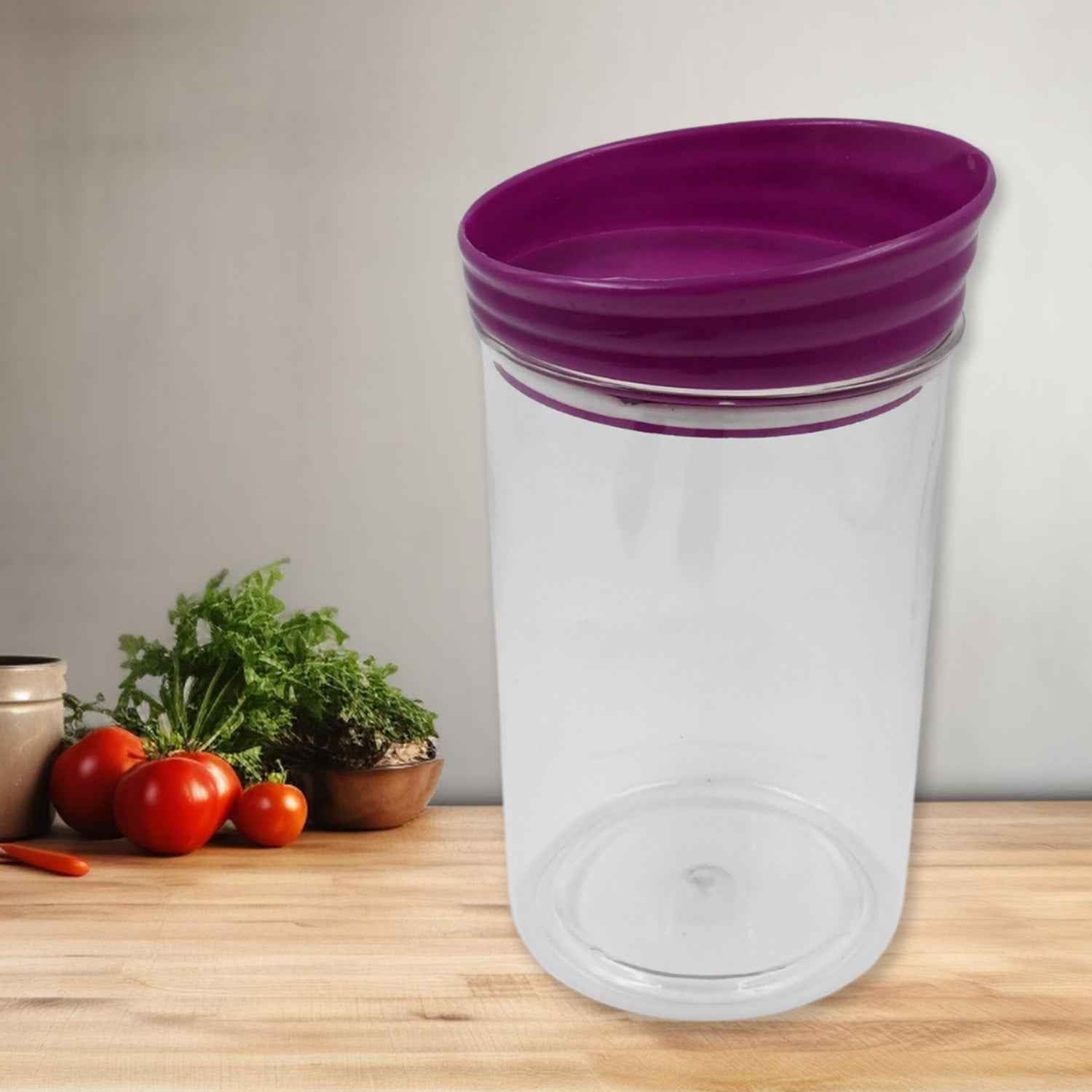 Plastic Premium Quality Kitchen Food Containers Set (1200ml Approx Set Of 2 Pc)
