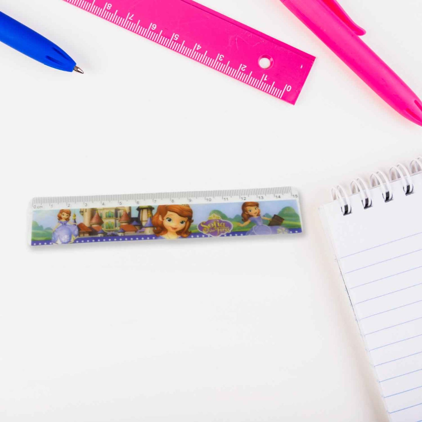 5 In 1 Mix Stationery Gift Set For Kids Stationary Set Including 2 Pencil Ruler Rubber Pencil Sharpener School Office Product Gift (5 Pcs Set)